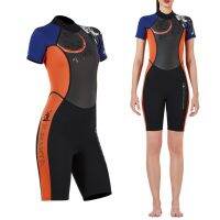 【CW】 1.5mm Diving Wetsuit Kayak Surfing Shorty Dive Shorts Jumpsuit Back One-piece Swimwear Wet