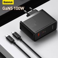 Baseus Gan เครื่องชาร์จแล็ปทอปแมคบุ๊ค100W ชาร์จ USB เร็ว C PD QC4.0 3.0เหมาะสำหรับ Apple ที่เหมาะกับสมาร์ทโฟนแท็บเล็ต Xiaomi