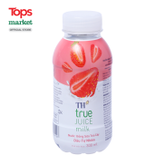 Nước Uống Sữa Trái Cây Dâu Th True Juice Milk 300Ml