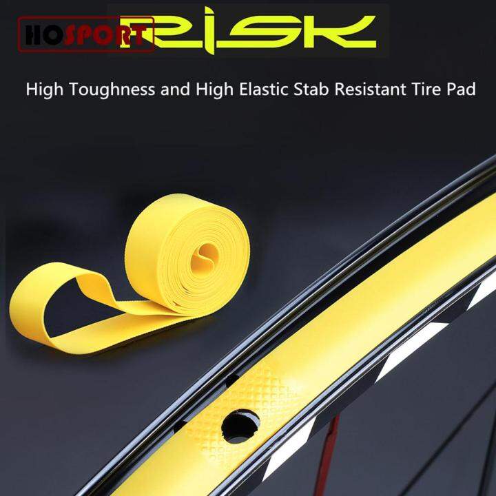 RISK 2pcs Bicycle Tire Liner MTB Road Bike Puncture Proof Belt Protection Pad PVC Antipiercing