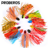 PROBEROS จิ๊กเหยื่อตกปลาอัจฉริยะ,อุปกรณ์ตกปลาทำจากซิลิโคน Wobbler ขนาด8ซม. 13ก. หัวจิ๊กเหยื่อตกปลา DW360ชิ้น