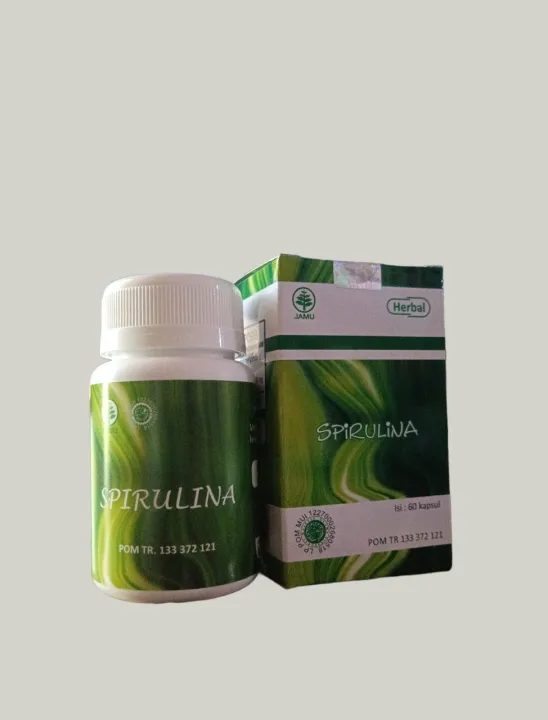 SPIRULINA Herbal Indo Utama HIU Kapsul Spirulina Lazada Indonesia