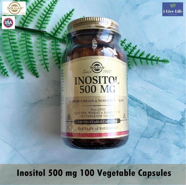 อิโนซิทอล-inositol-500-mg-100-vegetable-capsules-solgar-วิตาบินบี-8-อินอซิทอล