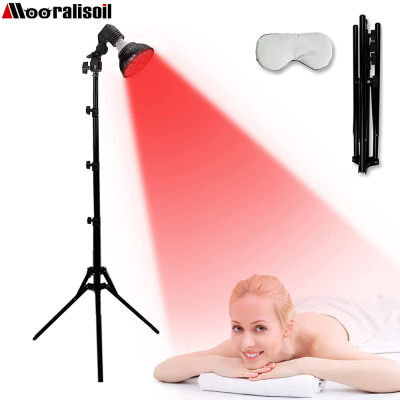 Red Light Tpy Lamp With Stand, Infrared Heating Lamp Device 660nm&amp;850nm Bulb 54W For Skin Recovery Care Pain Relief