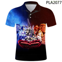 【high quality】  2020 New 3d Printed Black Clover Cool Men Polo Shirt Fashion Summer Casual Streetwear Polo Homme Harajuku Short Sleeve Ropa size：s-6xl