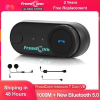 freedconn T Com VB Motorcycle helmet intercom1000M Motorcycle Bluetooth Intercom Helmet Headsets moto Motorbike Interphone Music