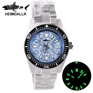 HEIMDALLR Watch Diver NH35A Mechanical Wristwatch Men C3 Luminous Automatic  Watches 200M Waterproof Luxury Man's Watch Tuna