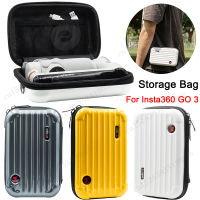 สำหรับ Insta360 GO 3ถุงเก็บแบบพกพาป้องกันกล่องกระเป๋าเปลือกแข็งถุงกันน้ำสำหรับ Insta360 X3การกระทำกล้อง