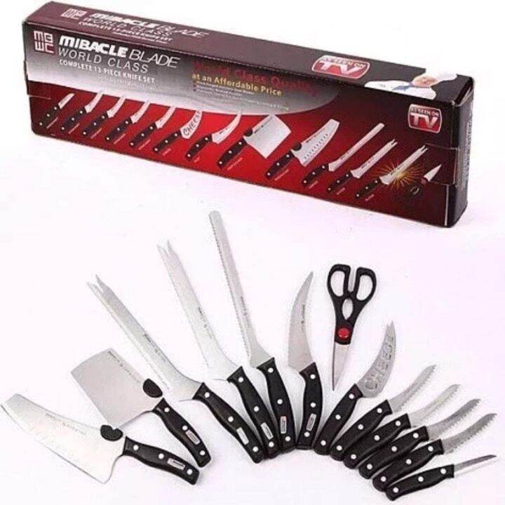 Miracle Blade World Class 13 Pieces Knife Set | Lazada PH