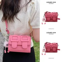 This summer’s popular pink girl crossbody bag for girls 2023 new versatile Cambridge bag high-end niche 【JYUE】