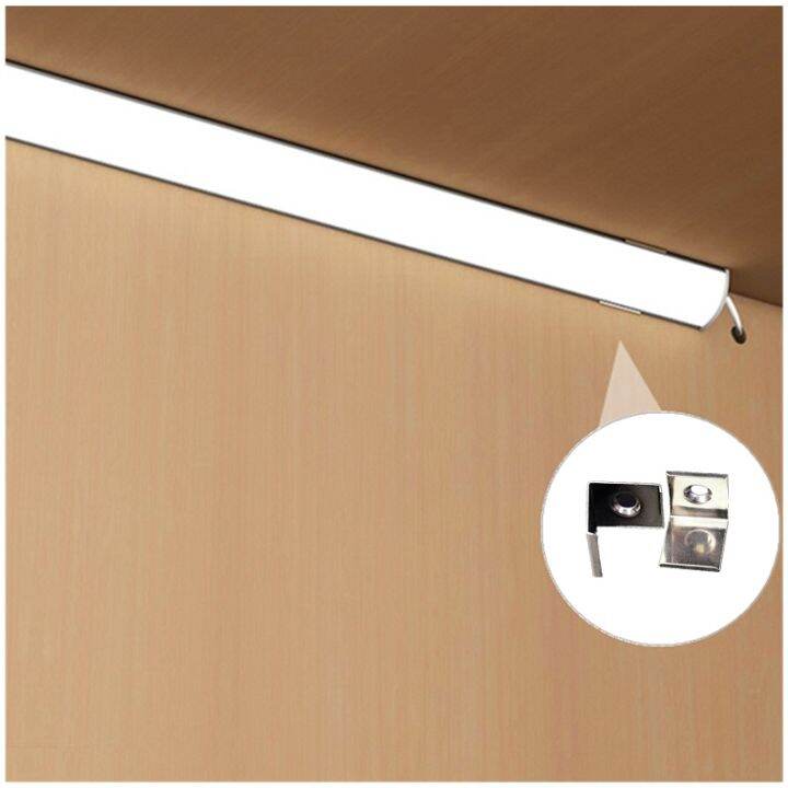 5-pack-12vdc-led-corner-under-closet-stripdiode-curved-spotless-diffuser-20inch-50cm-45degree-connective-v-cabinet-bar-light