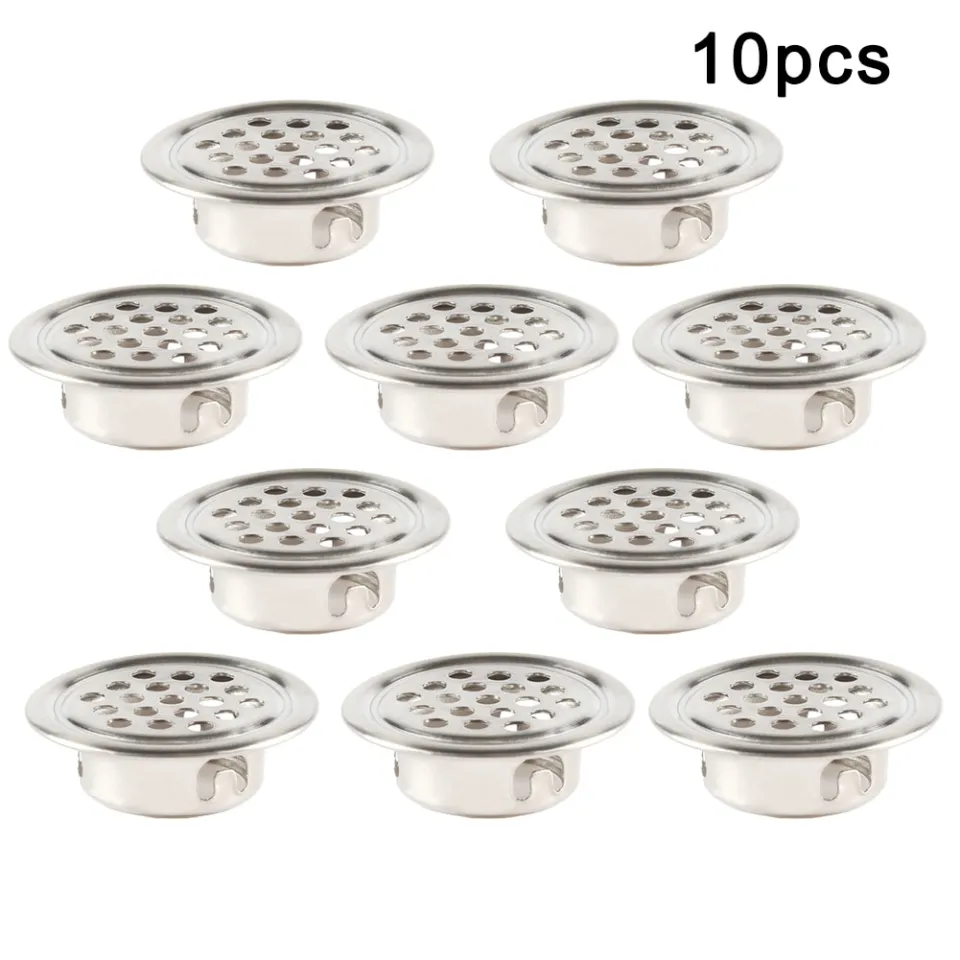 10X Metal Adjustable Air Ventilation Cover Round Ducting Ceiling