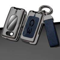 Universal Car Remote Control Key Case Cover for Citroen C3 XR Shell Protector Metal Keychain with Keyring Interior Accessories