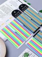 160 Color Stickers Transparent Fluorescent Label Logo Note Stationery School Office Supplies