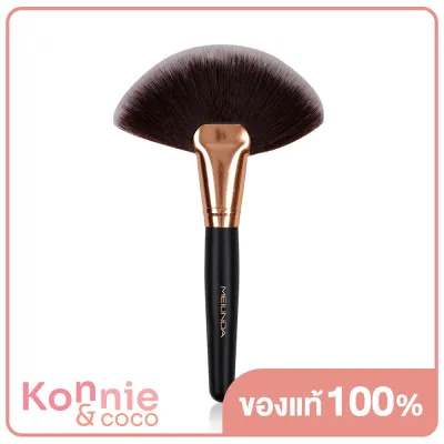 Mei Linda Professional Fan Powder Brush เมลินดา แปรงรูปทรงใบพัด สำหรับเกลี่ยแป้ง