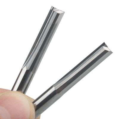 5Pcs 6x22mm สองขลุ่ยตรงสล็อต End Mill CNC 2 Flute Milling Cutter เครื่องมือ Router Bit