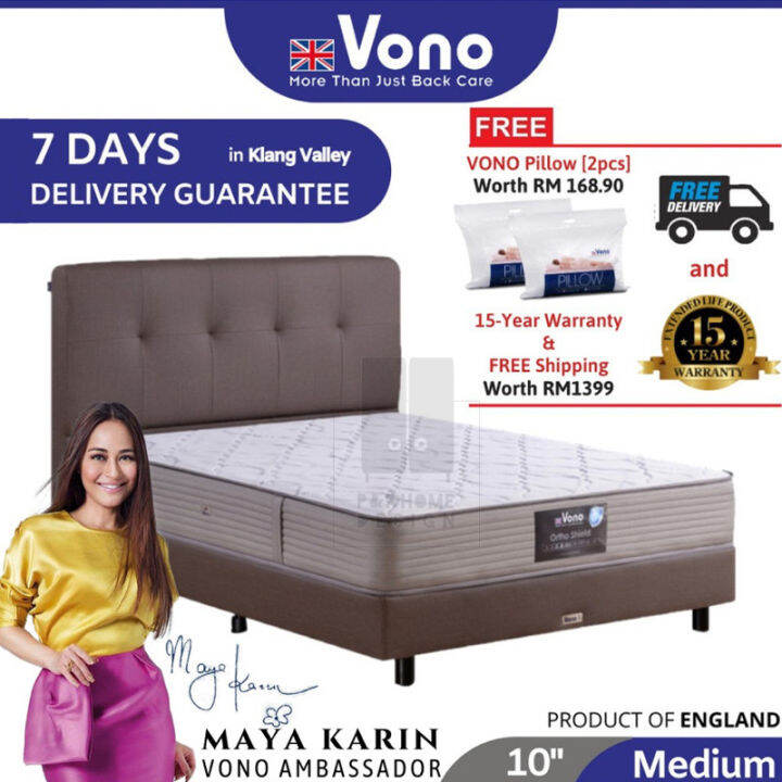 Tilam VONO Original | VONO Ortho Shield Mattress [100%Authentic] Back ...