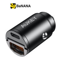 คาร์ชาร์จเจอร์ AUKEY Car Charger 1 USB-A (12W) / 1 USB-C (30W) Black (CC-A3 BK) by Banana IT