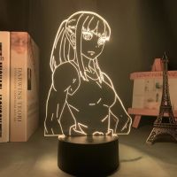 Acrylic Led Night Lamp Fire for Bedroom Manga Birthday 3d Maki Oze