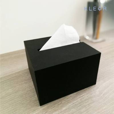 KlearObject Sliding Tissue Box-S กล่องทิชชู่แบบเลื่อนสไลด์ ใส่กระดาษ POPUP อะคริลิค กล่องทิชชู่ กล่องใส่ทิชชู่ กล่องใส่ทิชชู่แผ่นสั้น