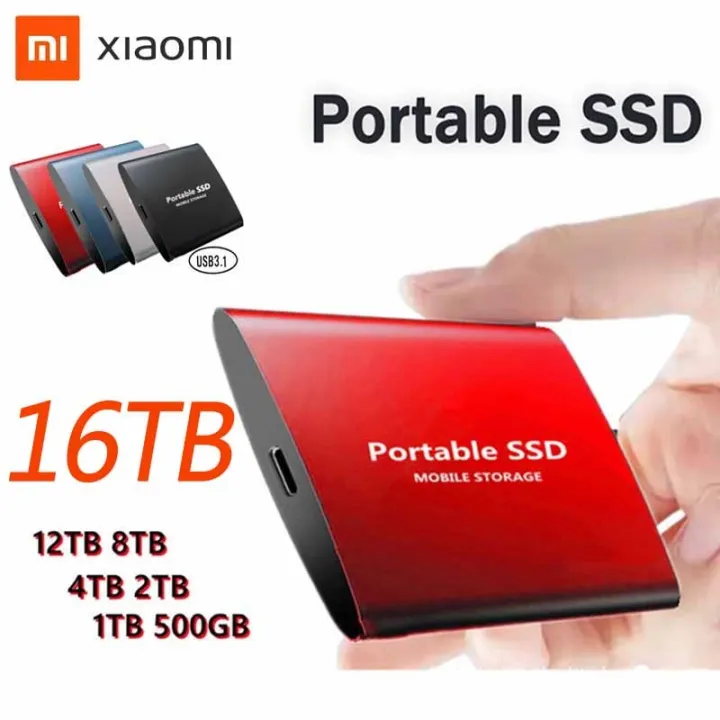 Xiaomi Hot External Hard Drive Portable High Speed SSD 8TB 4TB 2TB TYPE