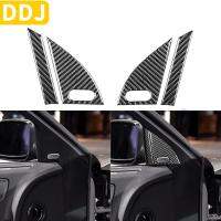 Car Door Tweeter Panel Sticker For Dodge Charger LD 2015 SE RT Carbon Fiber Front Window Triangle Trim Cover Car Accessories