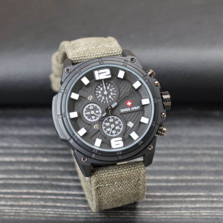 Jam swiss army on sale chronograph