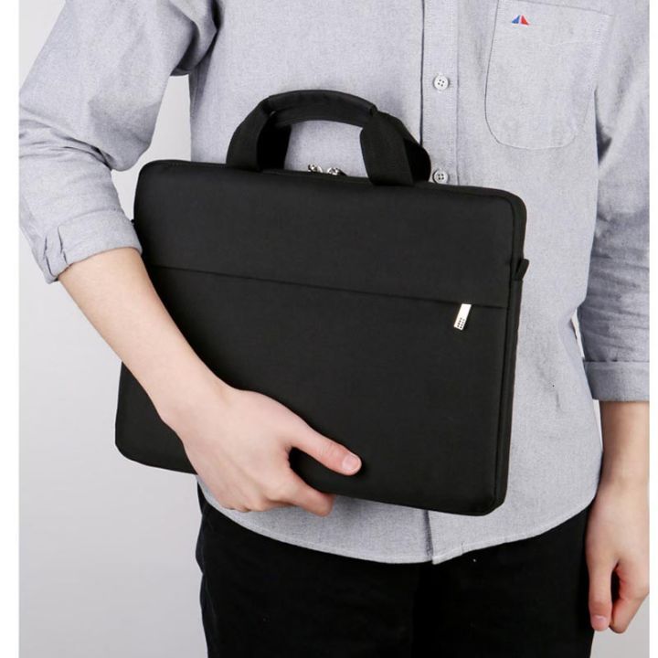 กระเป๋าใส่โน๊ตบุ๊ค-15-6-สำหรับใส่โน๊ตบุ๊ค-notebook-bag-ซองแมคบุ๊ค-ซองโน๊ตบุ๊ค-กันน้ำ-กันกระแทก-กันรอยขีดข่วน