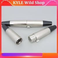 KYLE Wild Shop Metal XLR 3Pin Male Female Jack Plug Solder Adapter Connector for Music Desk Speaker Audio Microphone Mic Cable Terminals a1