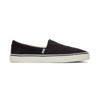 TOMS รองเท้าลำลองผู้ชาย สลิปออน รุ่น Alpargata Fenix Slip-On Black Canvas  (C) รองเท้าลิขสิทธิ์แท้