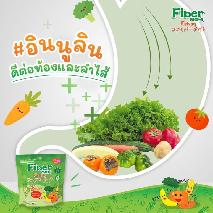 fiber-mate-crispy-15g-ขนมผักผลไม้อบกรอบไฟเบอร์สูง