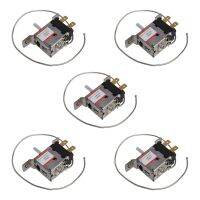 5X WPF22A 2Pin Refrigerator Refrigeration Thermostat W 30cm Metal Cord