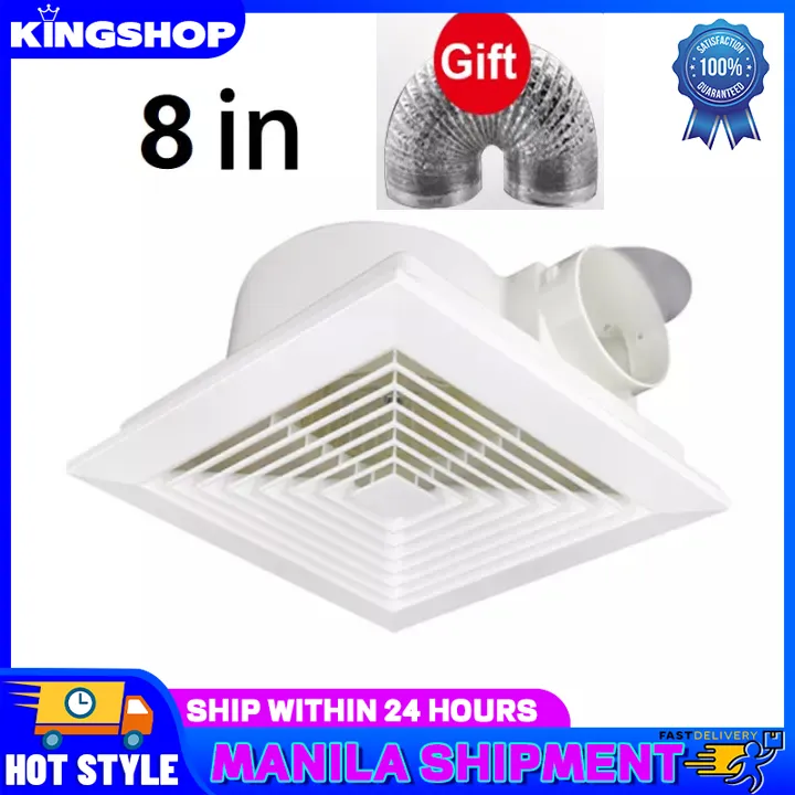 【Original + 24 hours delivery】8-inch Panel Size 24×24cm Exhaust Fan ...