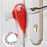 XHLXH Anti Theft Privacy Safety Lock Replaces Apartment Security Door Lock Door Block Door Stop Portable Lock