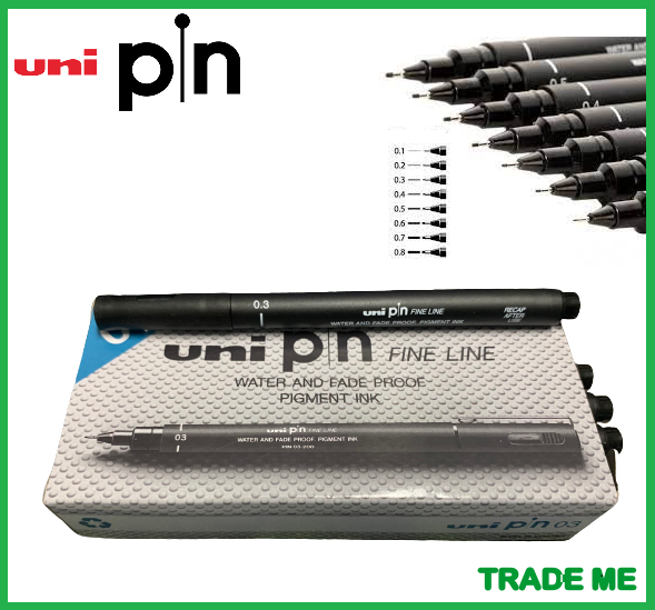 Uni PIN 04 Fine Liner Drawing Pen 0.4mm