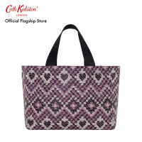 Cath Kidston Large Woven Straw Tote Bag Weave Pink กระเป๋า กระเป๋าถือ กระเป๋าผู้หญิง กระเป๋าแคทคิดสตัน