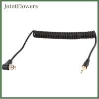 JointFlowers ตัวล็อคสกรูสายซิงค์แฟลชสำหรับไฟทริกเกอร์สตูดิโอขนาด3.5มม. ถึงตัวผู้