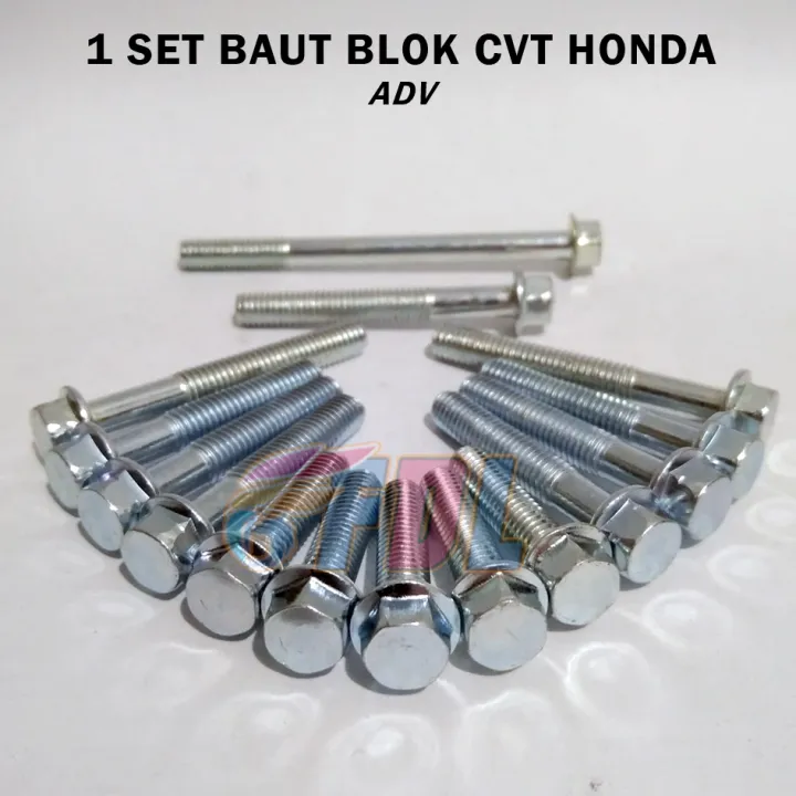 Baut Blok Cvt Adv Set Pcs Baut Blok Cvt Honda Adv Lazada Indonesia