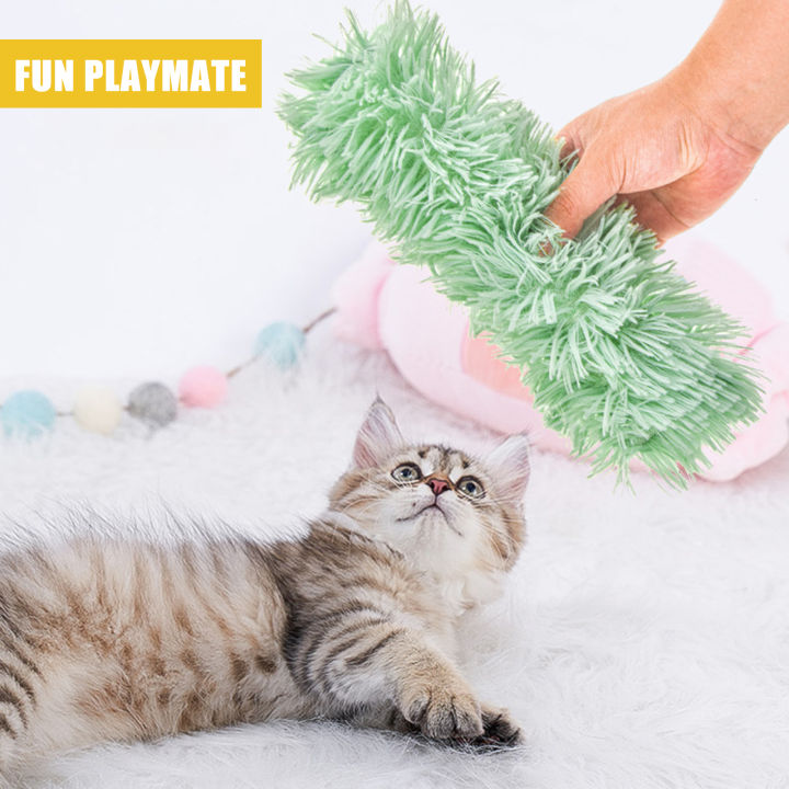 ของเล่นแมวอินเตอร์แอคทีฟกับ-catnip-ของเล่นสำหรับแมว-catnip-ชุดของเล่นแบบโต้ตอบทนทานและทนต่อการกัดของเล่นสำหรับแมวผ้ากำมะหยี่3แพ็คอุปกรณ์สัตว์เลี้ยงน้อยกว่า