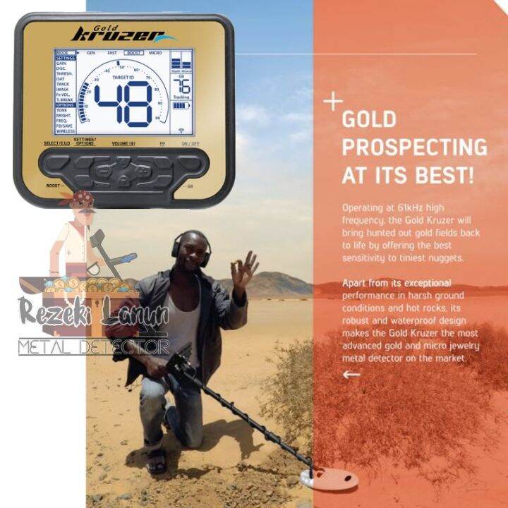 Nokta Makro Gold Kruzer 61kHz IP68 Waterproof Gold and Metal Detector