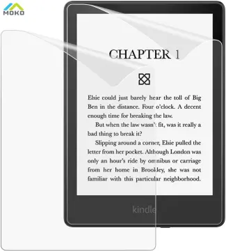 Kindle Paperwhite Screen Protector + White Carbon Fiber skin  Protector