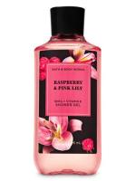 ของแท้ 100% Bath &amp; Body Works RASPBERRY &amp; PINK LILY  Shower Gel *v1