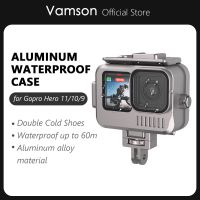 เคสกันน้ำใต้น้ำ Vamson สำหรับ Gopro Hero 11 10 9ซองกันน้ำอะลูมินัมอัลลอยอุปกรณ์เสริมสำหรับ Gopro Hero