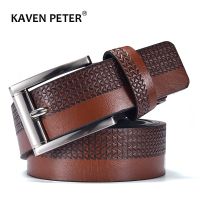 Fashion Men Leather Belt  For Jeans Luxury Designer Belts Casual Strap Male Pin Buckle High Quality Brown Black Blue Color Belts