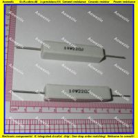 ▩☏ 10Pcs RX27 Horizontal cement resistor 10W 22 ohm 22 R 22 RJ 10W22RJ 10W22ohm Ceramic Resistance precision 5 Power resistance