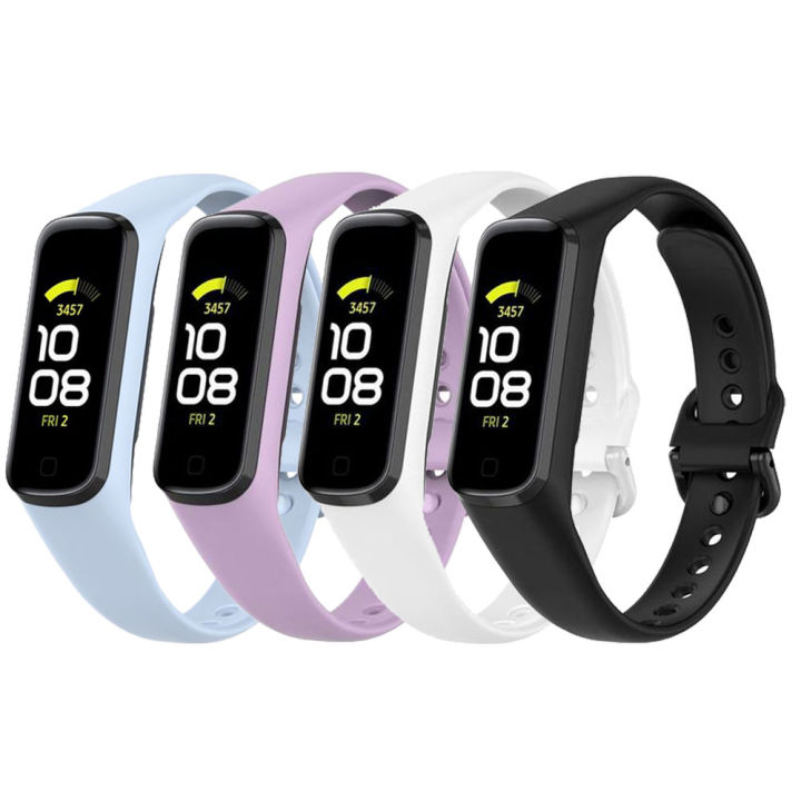 ร้อน-สายนาฬิกาอัจฉริยะซิลิโคน4-in-1สำหรับ-samsung-galaxy-fit-สายรัดข้อมือ-r220-2เส้นสำหรับ-samsung-galaxy-fit-2นาฬิกาข้อมือแบบสมาร์ท