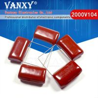 10PCS 0.1uF 2000V 2KV CBB 104 100NF Polypropylene film capacitor pitch 27mm CBB81 CBB22