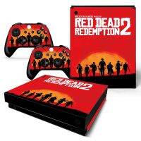 (MQ รูปแบบใหม่) เคสโน้ตบุ๊คหลากสีสีแดงตาย Redemption2สำหรับ Xbox One X สติกเกอร์สำหรับ Xbox Series X สติกเกอร์คอนโทรลเลอร์กรอบและที่คลุมผิว