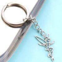 COOLTIME Cartoon Flying Fairy Angel Girl Women 39;s Keychain Stainless Steel Jewelry Key Car Ring Holder Gift Party Birthday 2023