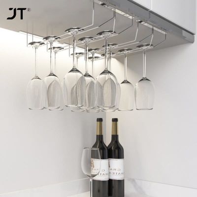 【YF】✾┇  27/35cm Useful Wine Rack Whiskey Glass Holder Hanging Bar Hanger Shelf Gadgets